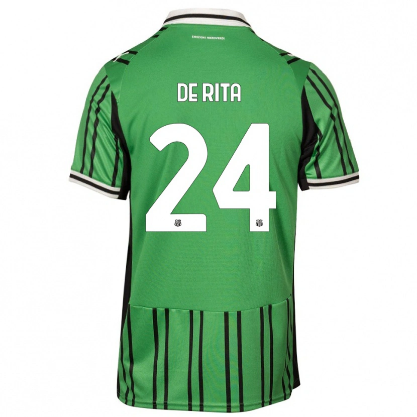 Danxen Dames Aurora De Rita #24 Groen Zwart Thuisshirt Thuistenue 2025/26 T-Shirt