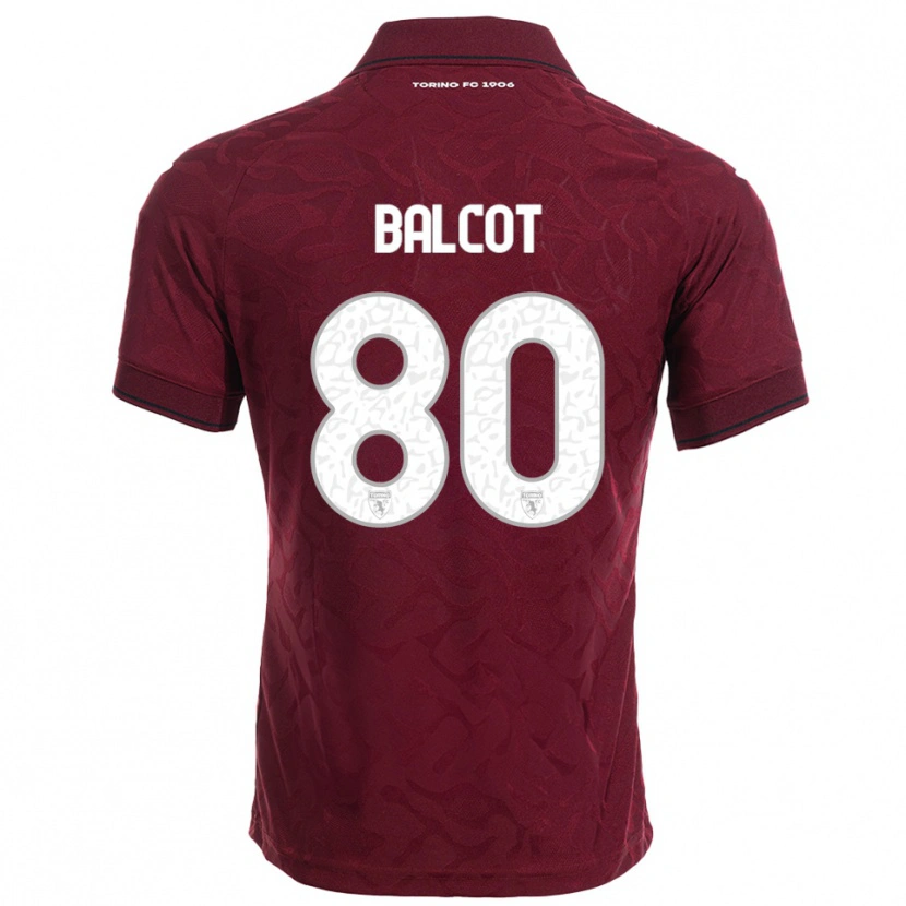 Danxen Dames Côme Bianay Balcot #80 Bourgondisch Wit Thuisshirt Thuistenue 2025/26 T-Shirt