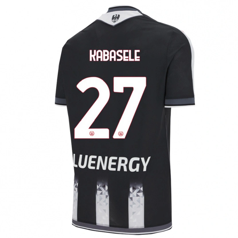 Danxen Dames Christian Kabasele #27 Zwart Wit Thuisshirt Thuistenue 2025/26 T-Shirt