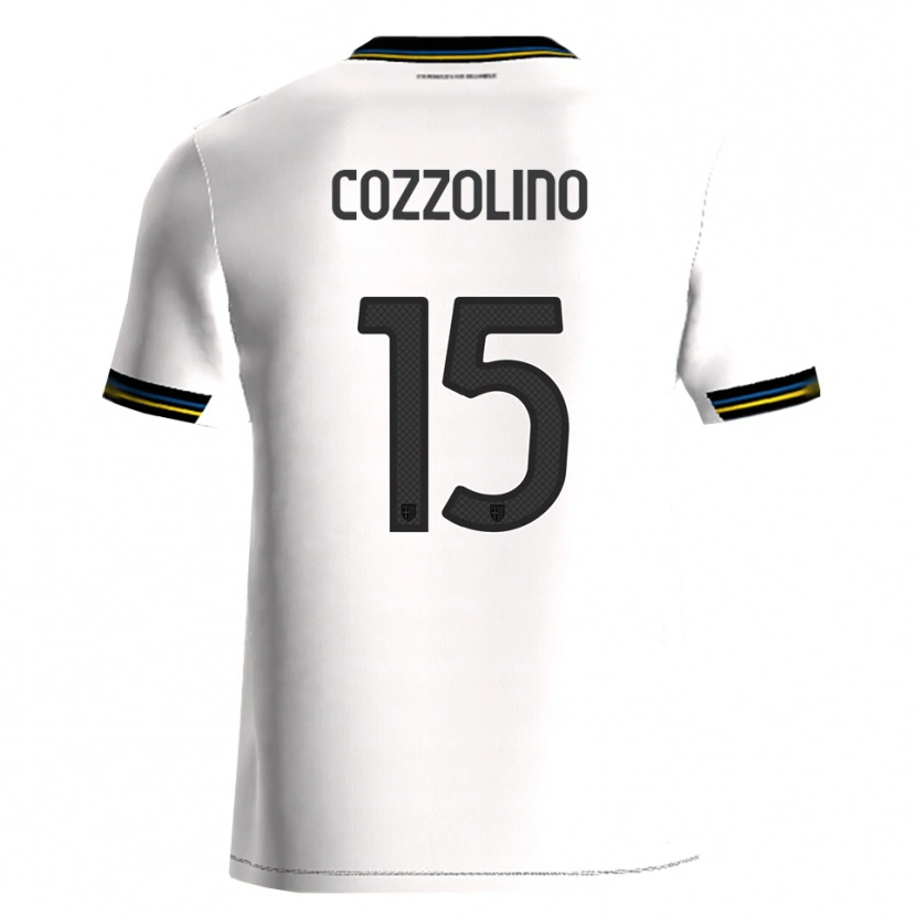 Danxen Dames Christian Cozzolino #15 Wit Zwart Thuisshirt Thuistenue 2025/26 T-Shirt