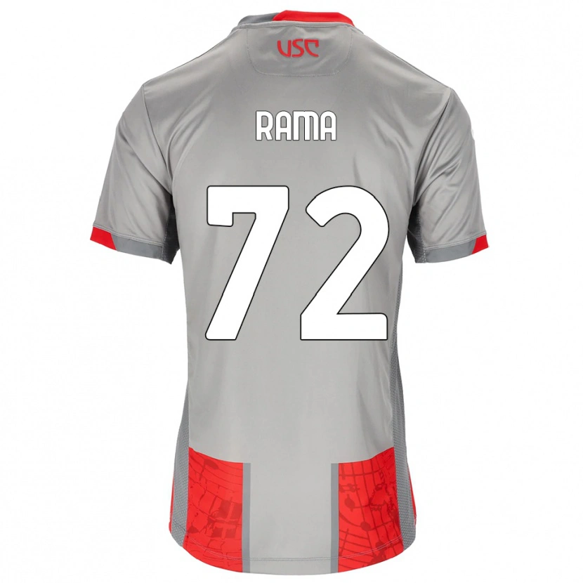 Danxen Dames Alex Rama #72 Rood Grijs Thuisshirt Thuistenue 2025/26 T-Shirt