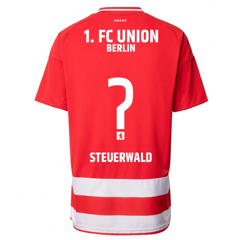 Danxen Dames Samantha Steuerwald #0 Rood Wit Thuisshirt Thuistenue 2025/26 T-Shirt