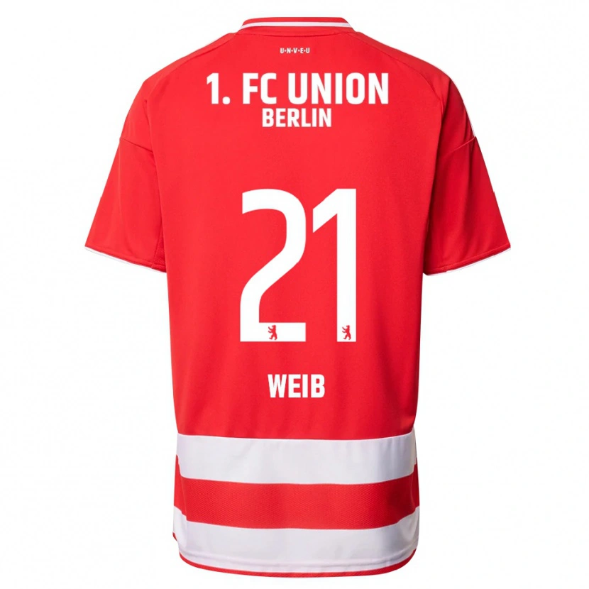 Danxen Dames Anna Weiß #21 Rood Wit Thuisshirt Thuistenue 2025/26 T-Shirt