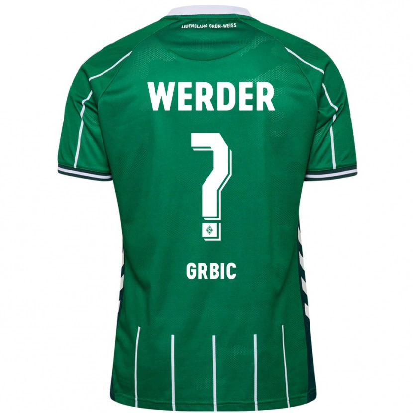 Danxen Dames Nikola Grbic #0 Groen Wit Thuisshirt Thuistenue 2025/26 T-Shirt