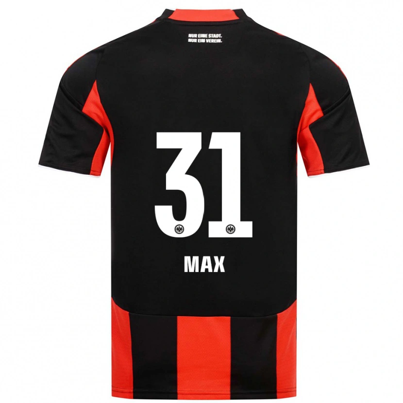 Danxen Dames Philipp Max #31 Zwart Rood Thuisshirt Thuistenue 2025/26 T-Shirt