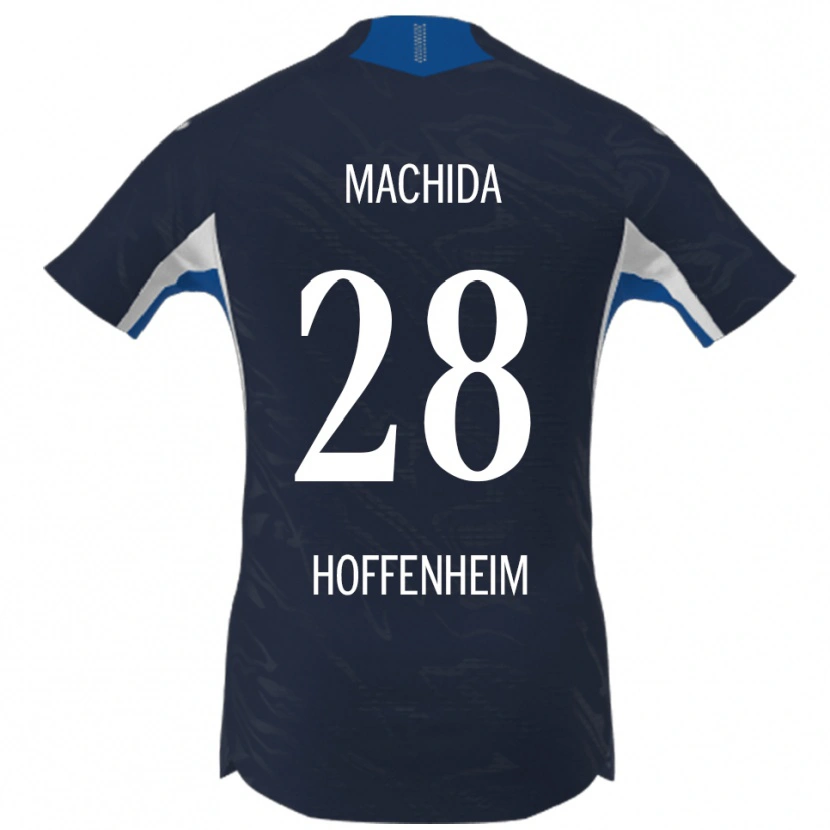 Danxen Dames Koki Machida #28 Marineblauw Wit Thuisshirt Thuistenue 2025/26 T-Shirt