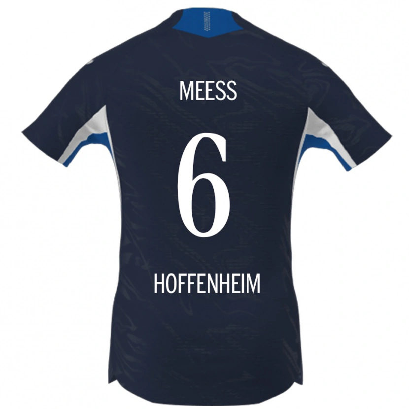 Danxen Dames Jakob Meeß #6 Marineblauw Wit Thuisshirt Thuistenue 2025/26 T-Shirt