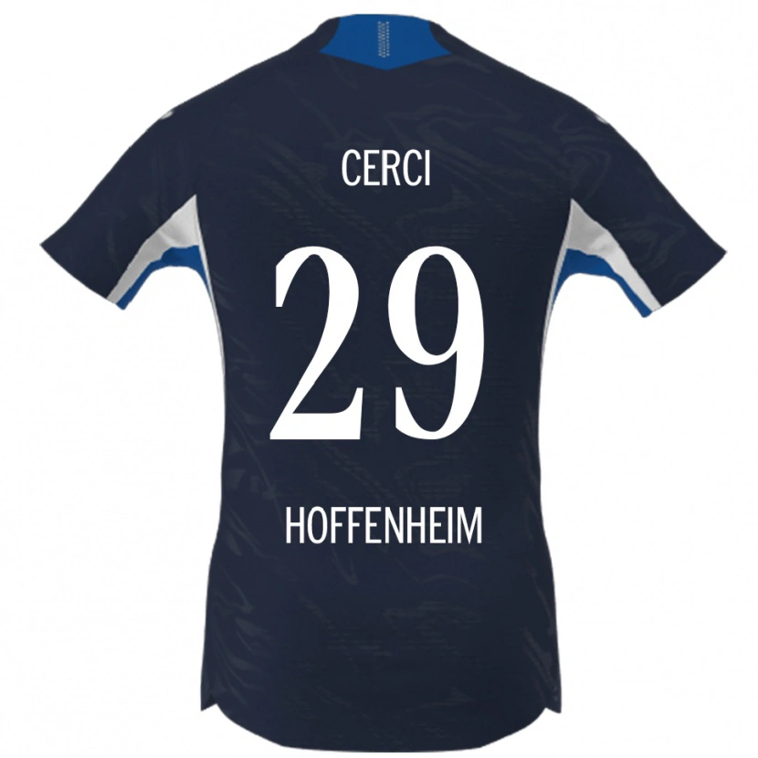 Danxen Dames Selina Cerci #29 Marineblauw Wit Thuisshirt Thuistenue 2025/26 T-Shirt