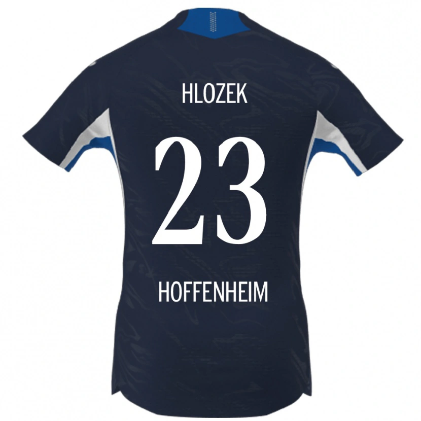 Danxen Dames Adam Hlozek #23 Marineblauw Wit Thuisshirt Thuistenue 2025/26 T-Shirt