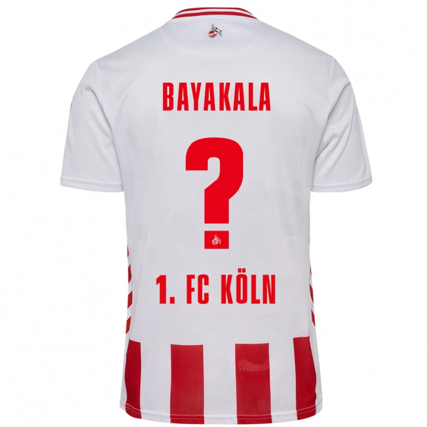 Danxen Dames Aaron Bayakala #0 Wit Rood Thuisshirt Thuistenue 2025/26 T-Shirt