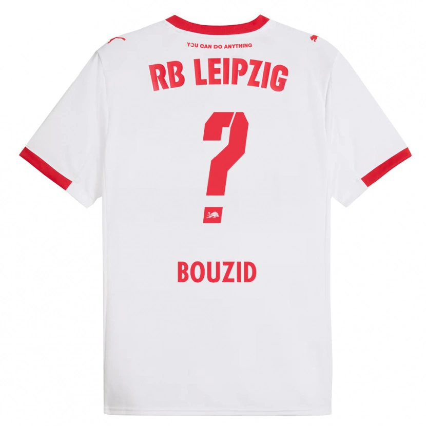 Danxen Dames Obada Bouzid #0 Wit Rood Thuisshirt Thuistenue 2025/26 T-Shirt