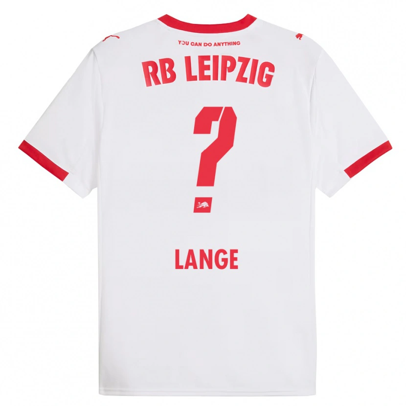 Danxen Dames Oskar Lange #0 Wit Rood Thuisshirt Thuistenue 2025/26 T-Shirt