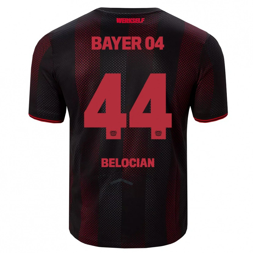 Danxen Dames Jeanuël Belocian #44 Zwart Rood Thuisshirt Thuistenue 2025/26 T-Shirt