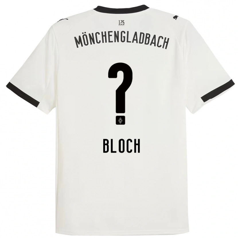 Danxen Dames Stefan Bloch #0 Wit Zwart Thuisshirt Thuistenue 2025/26 T-Shirt