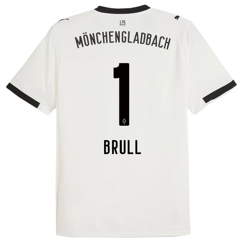 Danxen Dames Maximilian Brüll #1 Wit Zwart Thuisshirt Thuistenue 2025/26 T-Shirt