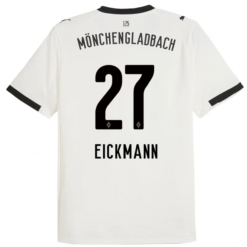 Danxen Dames Mia Eickmann #27 Wit Zwart Thuisshirt Thuistenue 2025/26 T-Shirt