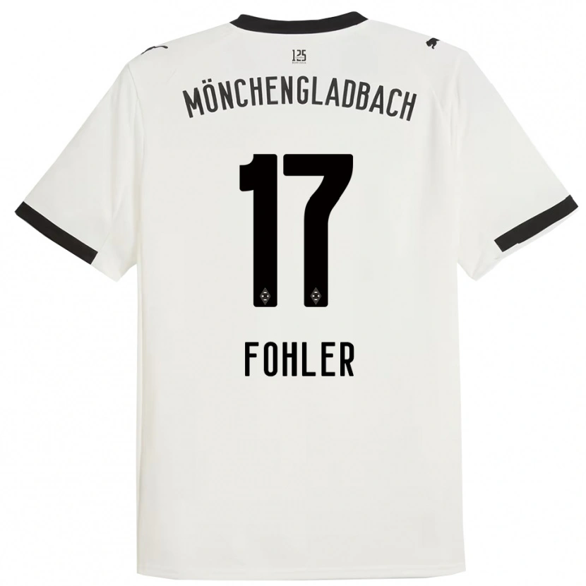 Danxen Dames Selma Fohler #17 Wit Zwart Thuisshirt Thuistenue 2025/26 T-Shirt