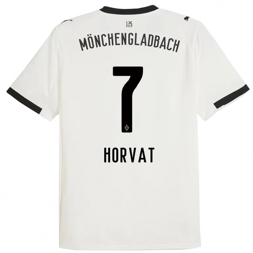 Danxen Dames Niko Horvat #7 Wit Zwart Thuisshirt Thuistenue 2025/26 T-Shirt