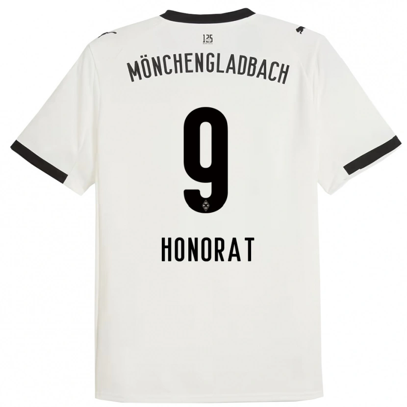 Danxen Dames Franck Honorat #9 Wit Zwart Thuisshirt Thuistenue 2025/26 T-Shirt