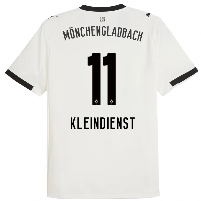 Danxen Dames Tim Kleindienst #11 Wit Zwart Thuisshirt Thuistenue 2025/26 T-Shirt