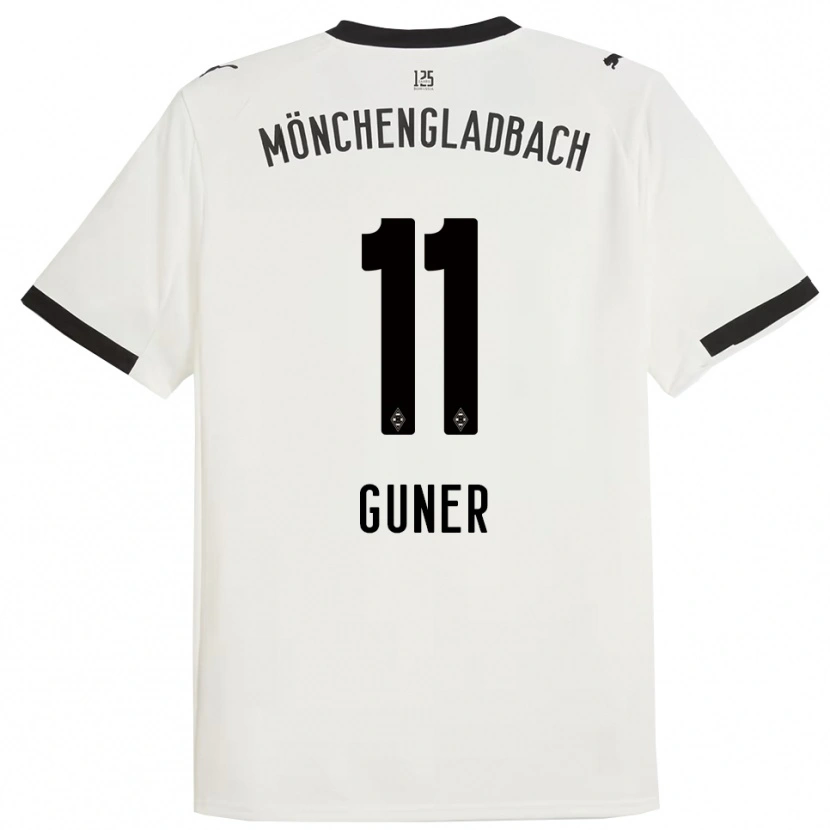 Danxen Dames Can Armando Güner #11 Wit Zwart Thuisshirt Thuistenue 2025/26 T-Shirt