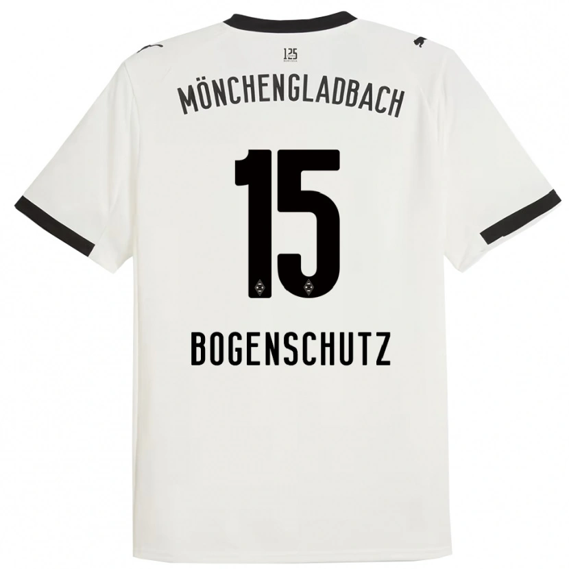 Danxen Dames Kerstin Bogenschutz #15 Wit Zwart Thuisshirt Thuistenue 2025/26 T-Shirt