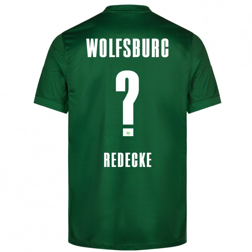 Danxen Dames Jan Redecke #0 Groen Wit Thuisshirt Thuistenue 2025/26 T-Shirt