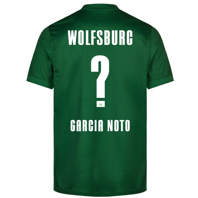 Danxen Dames Estefano Garcia Noto #0 Groen Wit Thuisshirt Thuistenue 2025/26 T-Shirt