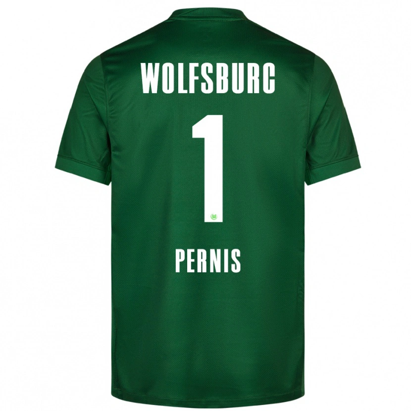 Danxen Dames Dusan Pernis #1 Groen Wit Thuisshirt Thuistenue 2025/26 T-Shirt