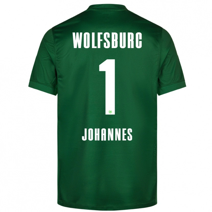 Danxen Dames Stina Johannes #1 Groen Wit Thuisshirt Thuistenue 2025/26 T-Shirt
