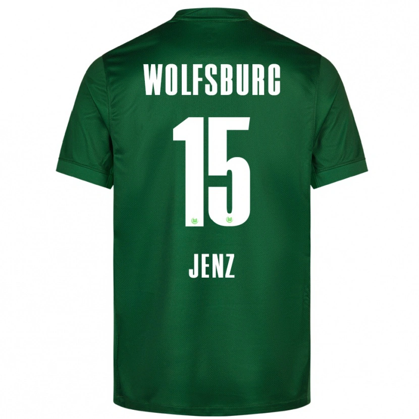 Danxen Dames Moritz Jenz #15 Groen Wit Thuisshirt Thuistenue 2025/26 T-Shirt