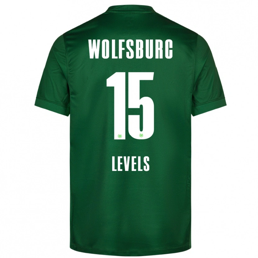 Danxen Dames Janou Levels #15 Groen Wit Thuisshirt Thuistenue 2025/26 T-Shirt