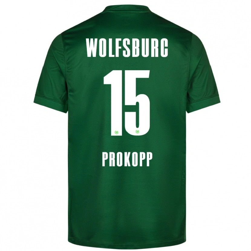 Danxen Dames Oskar Prokopp #15 Groen Wit Thuisshirt Thuistenue 2025/26 T-Shirt