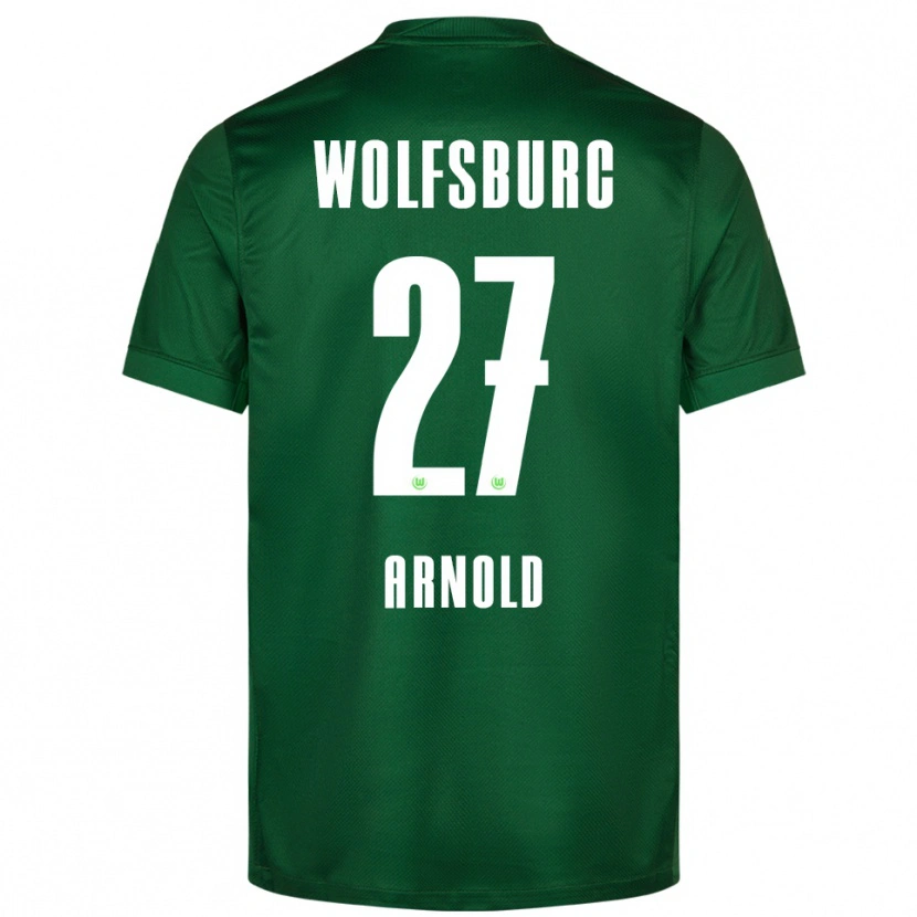Danxen Dames Maximilian Arnold #27 Groen Wit Thuisshirt Thuistenue 2025/26 T-Shirt