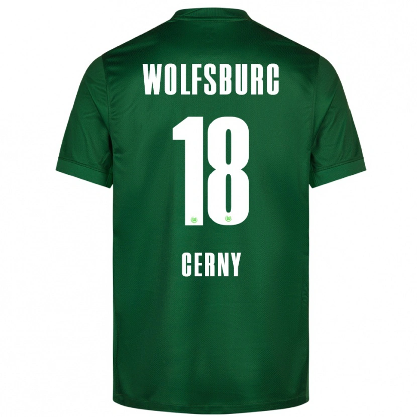 Danxen Dames Vaclav Cerny #18 Groen Wit Thuisshirt Thuistenue 2025/26 T-Shirt