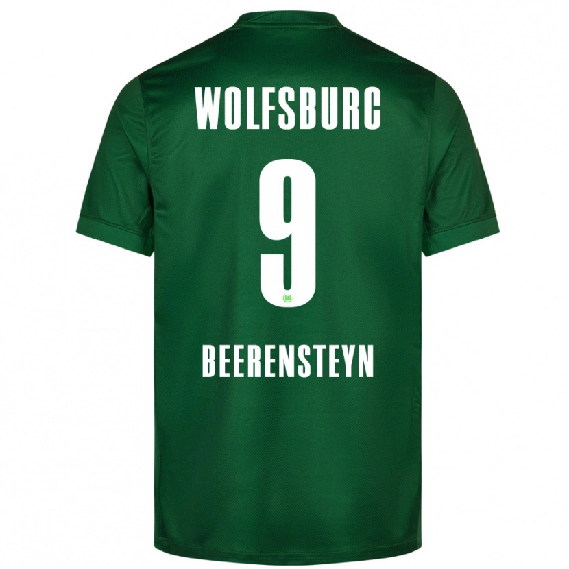 Danxen Dames Lineth Beerensteyn #9 Groen Wit Thuisshirt Thuistenue 2025/26 T-Shirt