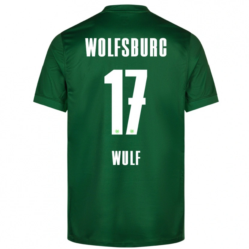 Danxen Dames Diego Wulf #17 Groen Wit Thuisshirt Thuistenue 2025/26 T-Shirt