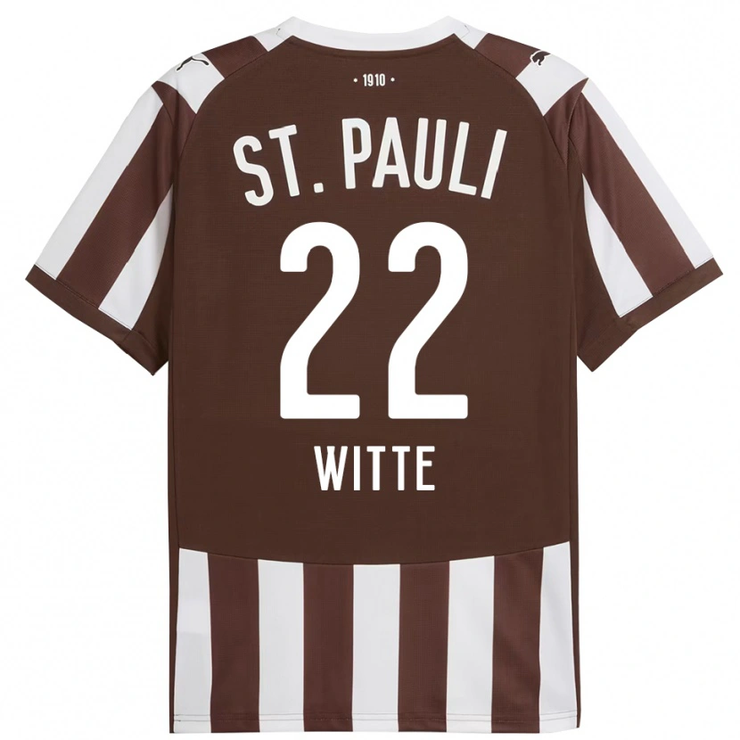 Danxen Dames Melvin Witte #22 Koffie Wit Thuisshirt Thuistenue 2025/26 T-Shirt