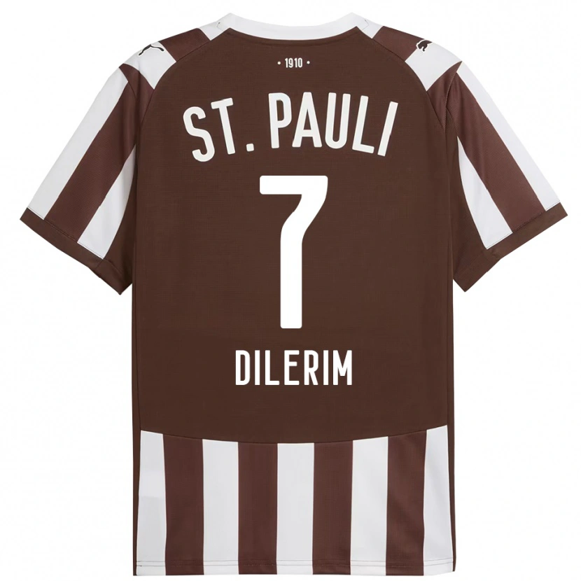 Danxen Dames Taylan Dilerim #7 Koffie Wit Thuisshirt Thuistenue 2025/26 T-Shirt