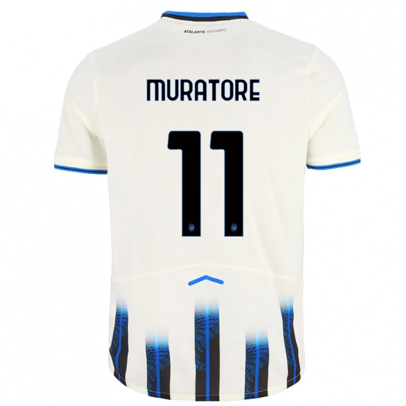 Danxen Dames Simone Muratore #11 Wit Blauw Uitshirt Uittenue 2025/26 T-Shirt
