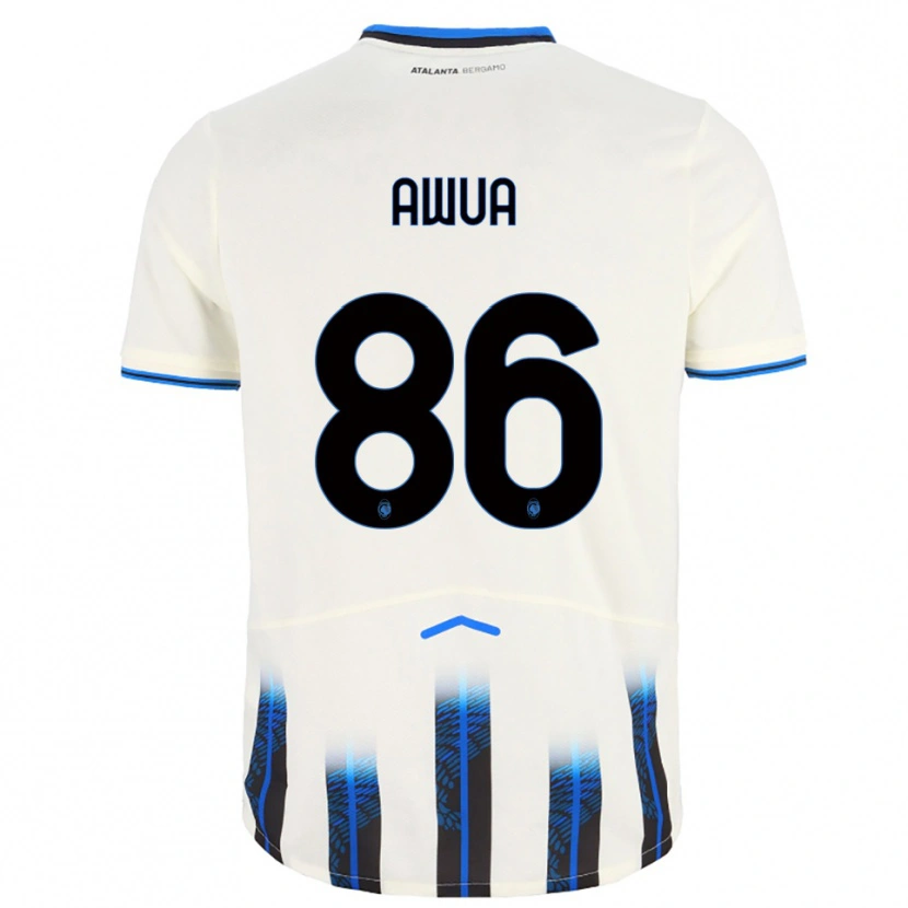 Danxen Dames Theophilus Awua #86 Wit Blauw Uitshirt Uittenue 2025/26 T-Shirt