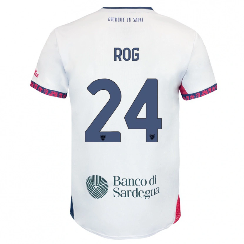 Danxen Dames Marko Rog #24 Wit Marineblauw Rood Uitshirt Uittenue 2025/26 T-Shirt