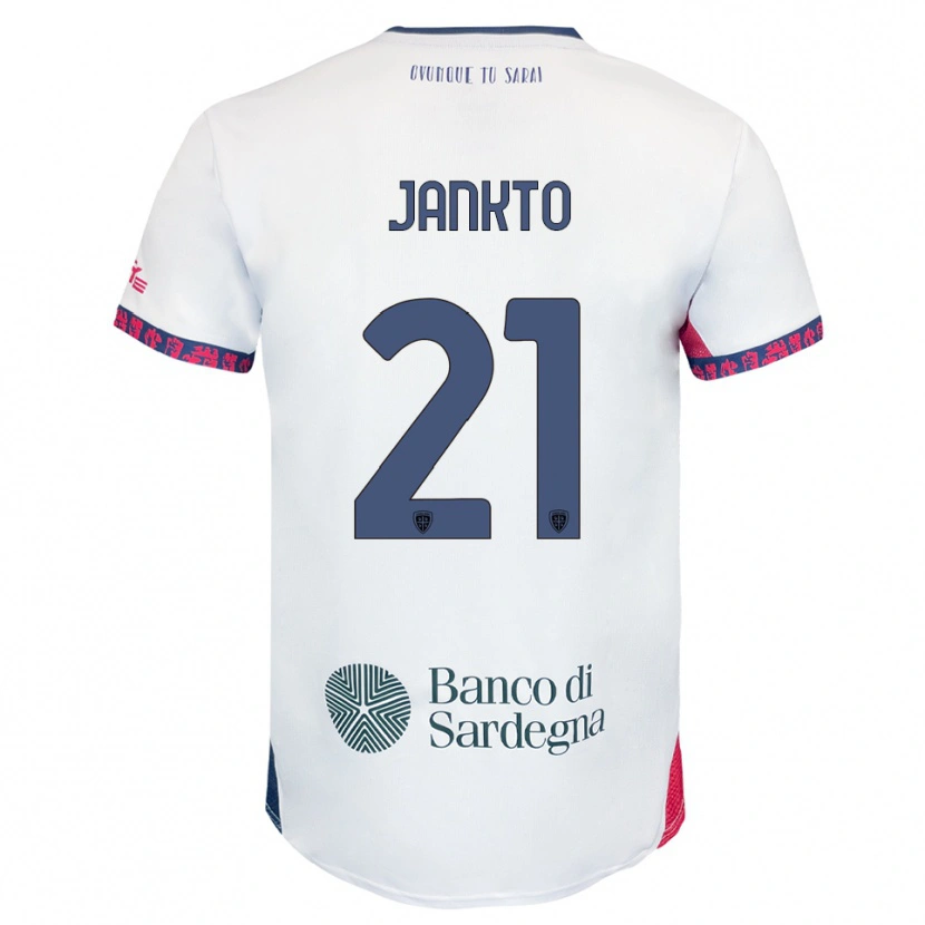 Danxen Dames Jakub Jankto #21 Wit Marineblauw Rood Uitshirt Uittenue 2025/26 T-Shirt