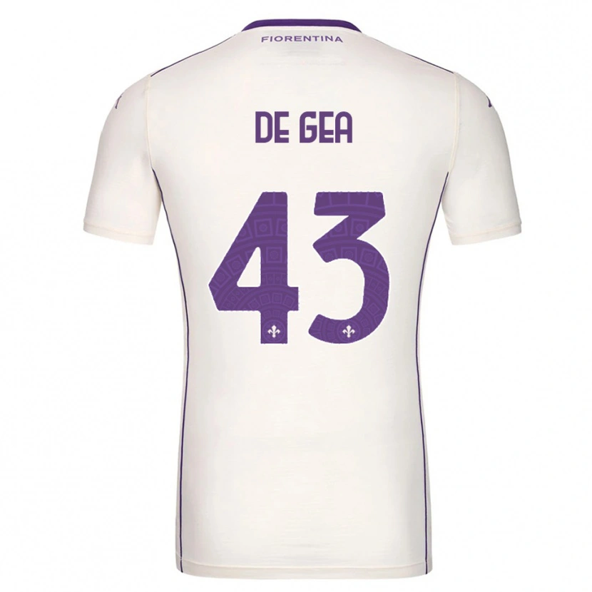 Danxen Dames David De Gea #43 Wit Paars Rood Uitshirt Uittenue 2025/26 T-Shirt