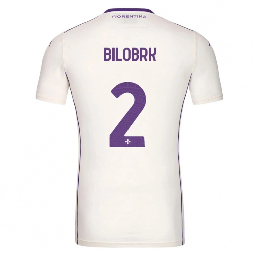 Danxen Dames Ante Bilobrk #2 Wit Paars Rood Uitshirt Uittenue 2025/26 T-Shirt