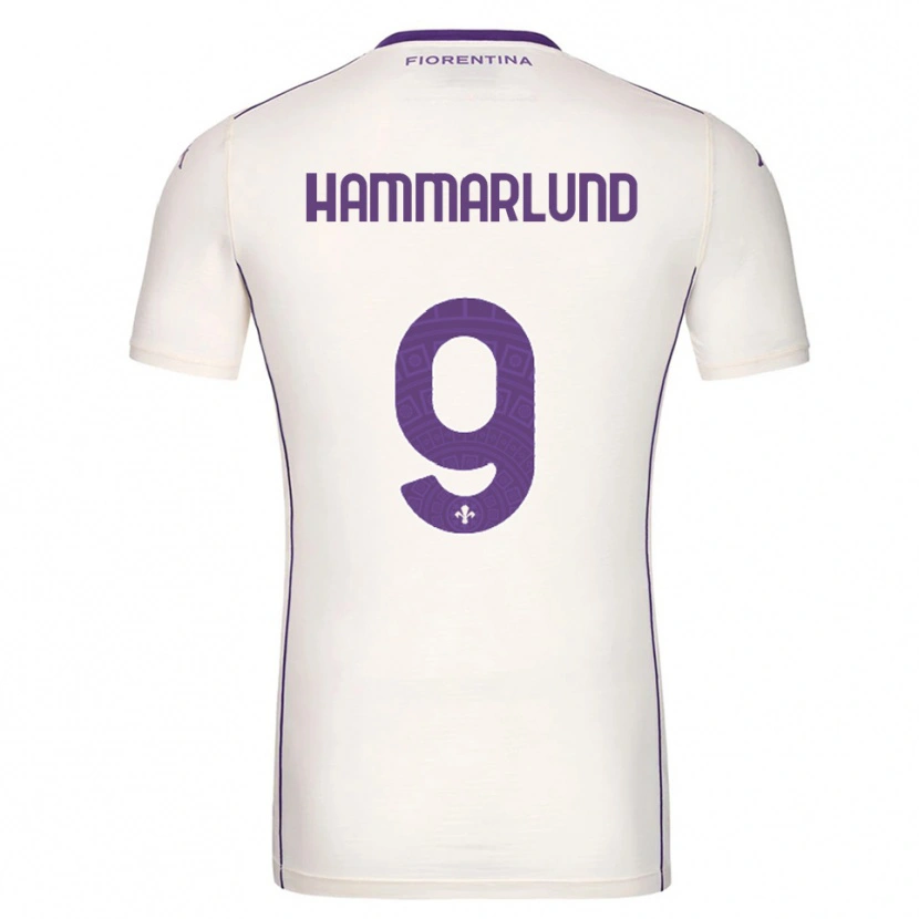 Danxen Dames Pauline Hammarlund #9 Wit Paars Rood Uitshirt Uittenue 2025/26 T-Shirt