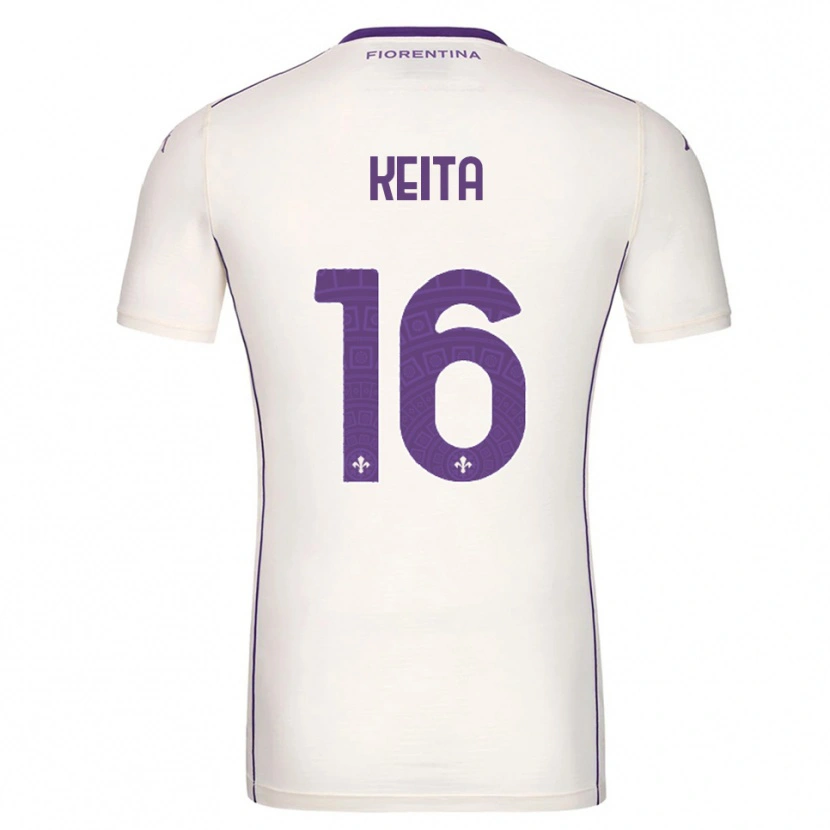 Danxen Dames Bala Keita #16 Wit Paars Rood Uitshirt Uittenue 2025/26 T-Shirt