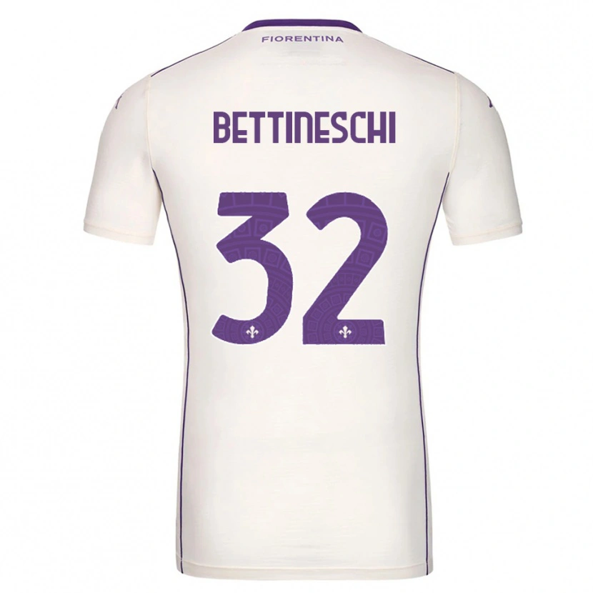 Danxen Dames Giorgia Bettineschi #32 Wit Paars Rood Uitshirt Uittenue 2025/26 T-Shirt