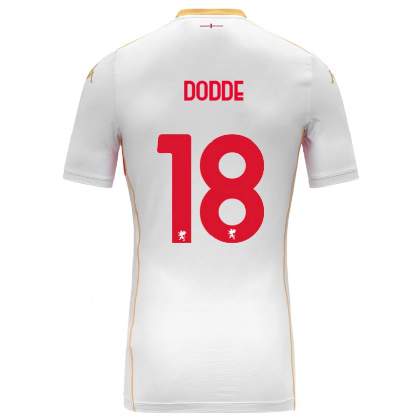 Danxen Dames Filippo Dodde #18 Wit Rood Uitshirt Uittenue 2025/26 T-Shirt
