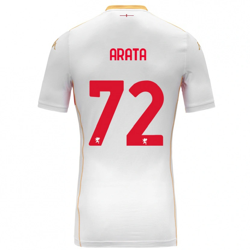Danxen Dames Stefano Arata #72 Wit Rood Uitshirt Uittenue 2025/26 T-Shirt